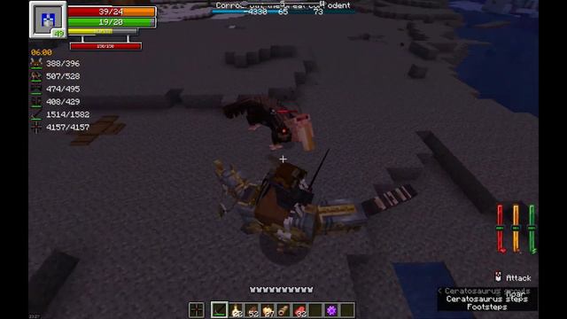 Dinosaur Combat Experiment. (Minecraft: Epic Fight + Weapons of Miracles / Alex's Caves + Dawn Era) смотреть онлайн