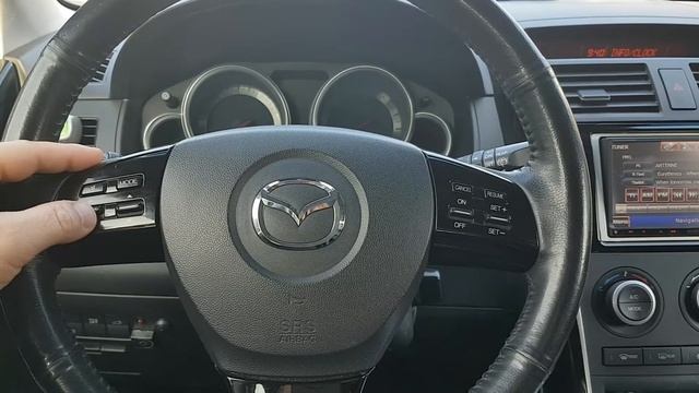 Mazda CX9 2009 г.в. настройка часов бортового компьютера