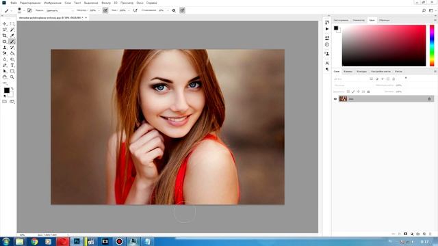 Как сделать черно-белое фото в Фотошопе? 3 секунды и готово! смотреть онлайн