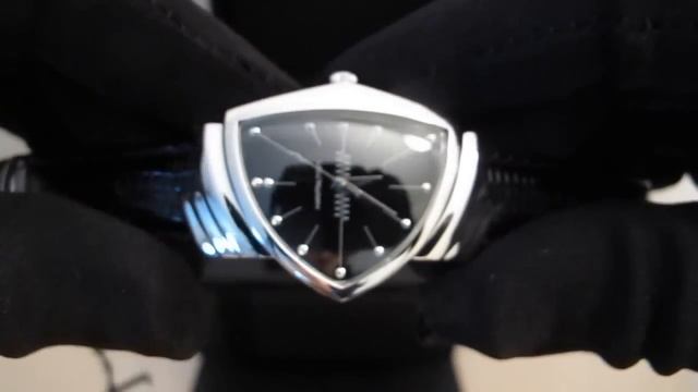 Обзор женских наручных часов Hamilton Ventura H24411732 смотреть онлайн