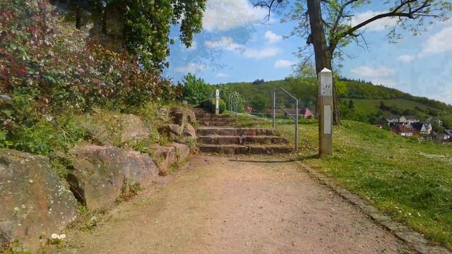 Beautiful Small Town on The Banks of The Rhine | Bingen am Rhein Germany 4K смотреть онлайн