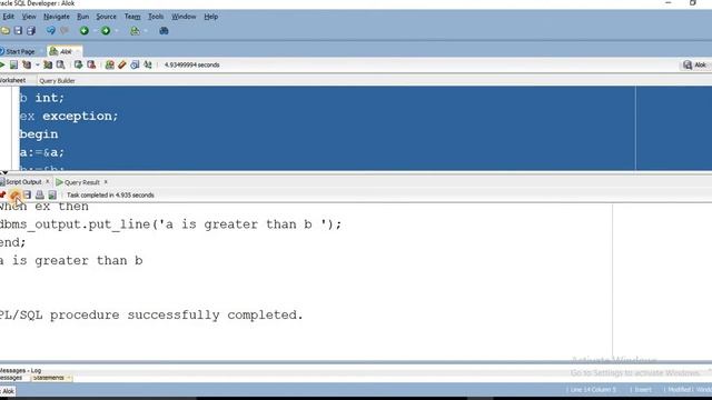lec 20(3) user defined exception handling in pl sql смотреть онлайн
