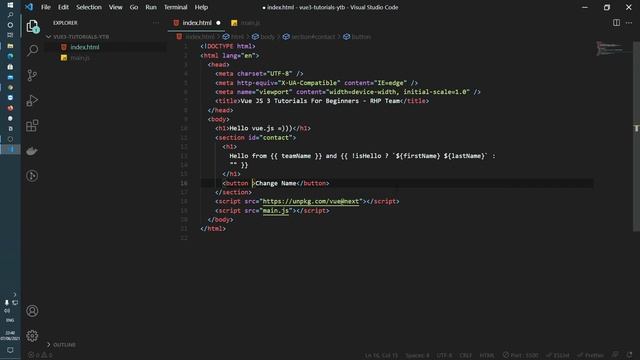 Vue JS 3 Tutorial #02 | Cùng tìm hiểu những kiến thức cơ bản - Phần 1 смотреть онлайн