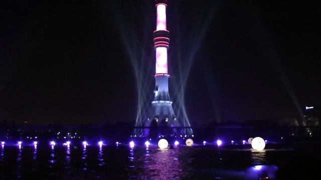 Световое шоу "Круг света" в Останкино смотреть онлайн
