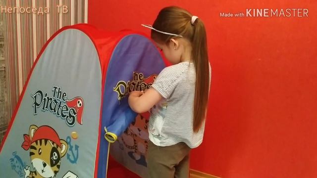 КАК СЛОЖИТЬ ДЕТСКУЮ ПАЛАТКУ - HOW TO FOLD A POP UP BEACH TENT