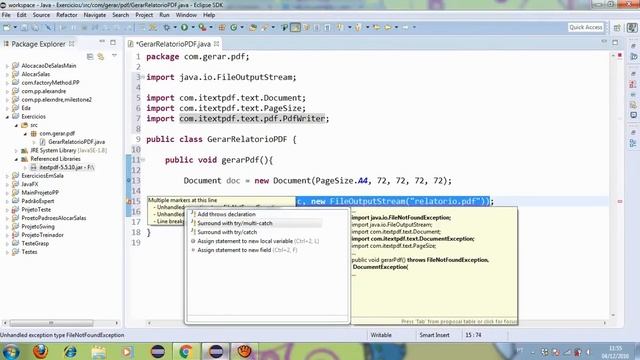Gerando PDF em java com a api itext смотреть онлайн
