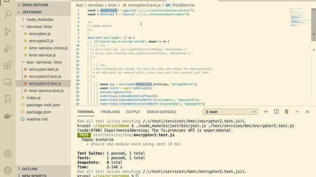 JestJS Mocking tutorial for busy developers Part 3: jest.spyOn() and jest.mock() смотреть онлайн