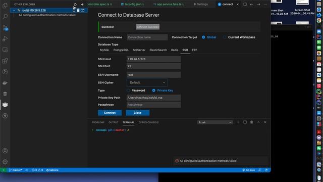Database client ssh connection bug(with private key) смотреть онлайн