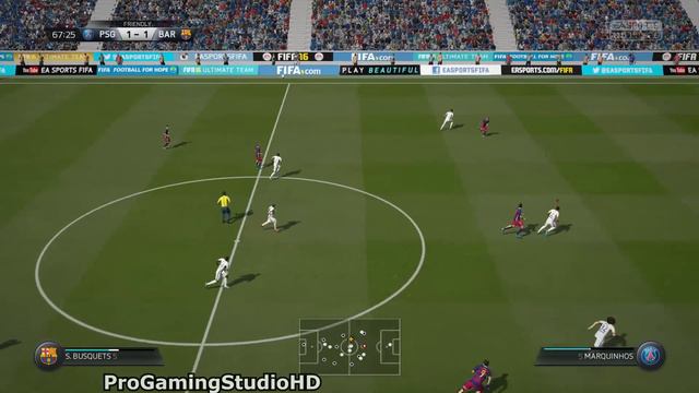 FIFA 16 PSG VS Barcelona (FIFA 2016 PC Full Gameplay) смотреть онлайн