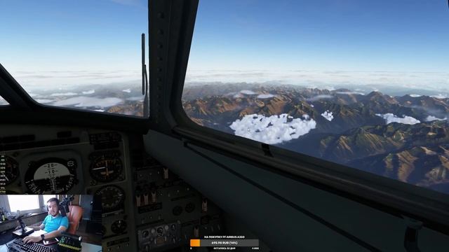 Xplane11 Сочи - Тбилиси на Felis ЯК40 + Xenviro