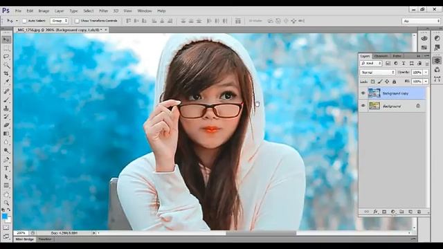 Photoshop How to create color cool effects with color Lab смотреть онлайн