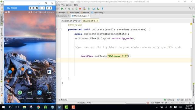 Exception Handling in Android for Beginners part 2 YouTube смотреть онлайн