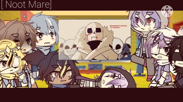 [ Undertale sans au's react to Cross memes] [ Part 2] [ + Epic] [ Noot Mare ] смотреть онлайн