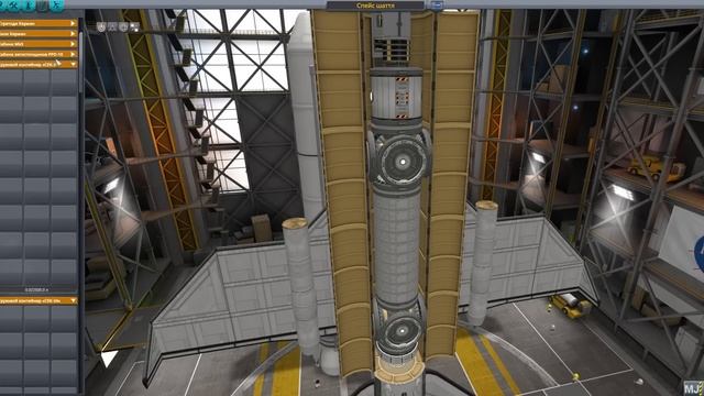 Сборка гигантской космической станции в Kerbal Space Program смотреть онлайн