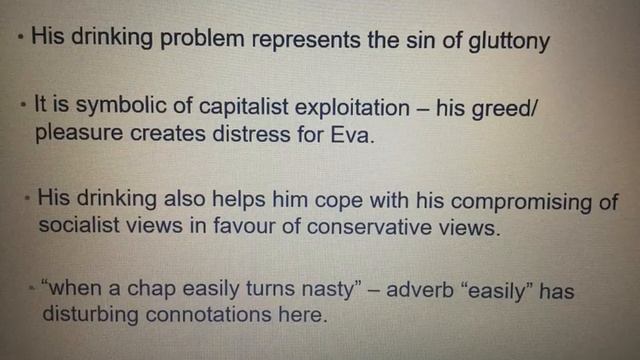 Eric Birling. Key Quotations