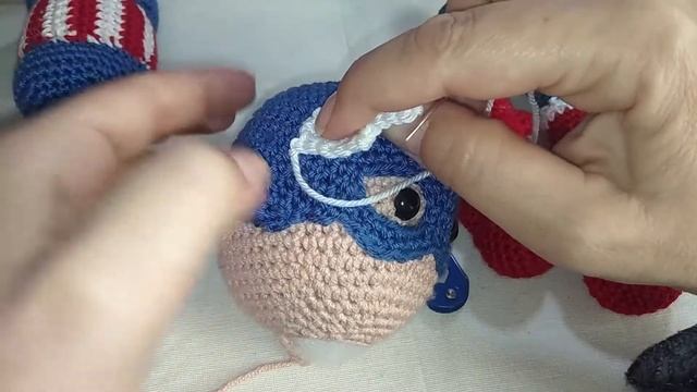 patrón completo capitán América a CROCHET paso a paso en español/lo montamos/1000 COSAS QUE HACER. смотреть онлайн