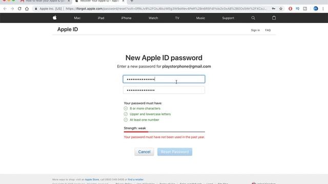 How to Reset Your Apple ID Password App Store MacOS смотреть онлайн