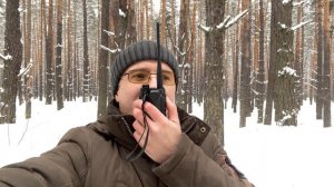 Тест длинной антенны Retevis 771 в лесу