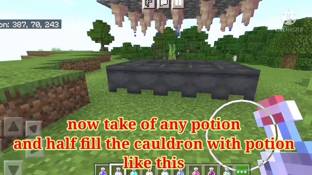 Minecraft : Automatic Potion Farm without blaze rod (Bedrock/PE/Java) смотреть онлайн