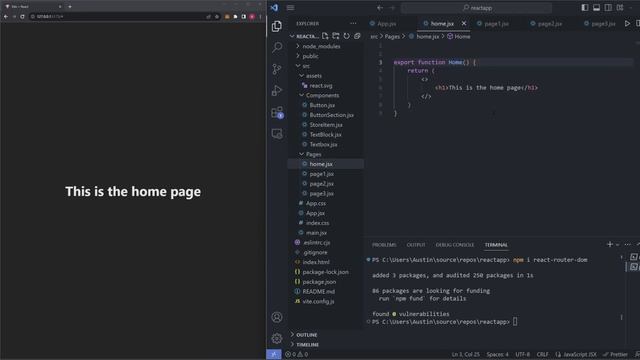React JS Tutorial - #7 - Multiple Pages смотреть онлайн