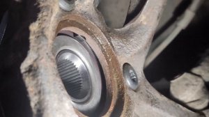 Skoda Octavia A7, ошибка ABS, ESC и рулевое колесо. Рассыпался магнитный диск на подшипнике ступицы