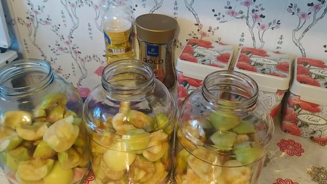 Готовлю яблочный компот на зиму. Легкий рецепт без стерилизации. смотреть онлайн