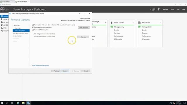 Windows Server 2019 Training 10 - How to Remove or Demote Child Domain from Active Directory смотреть онлайн