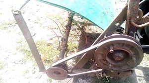 Мульчер на мотоблок Зубр из металлолома