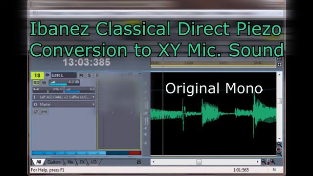 Piezo Guitar to XY Stereo in POST! смотреть онлайн