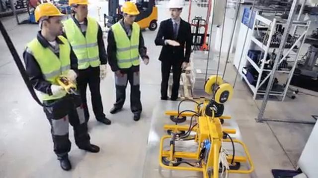 Монтаж вакуумного захвата на мостовой кран для металлических листов смотреть онлайн