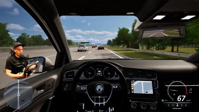 CITY DRIVER - НОВЫЙ СИМУЛЯТОР ВОЖДЕНИЯ НА РУЛЕ THRUSTMASTER TMX PRO. НОВОЕ ОБНОВЛЕНИЕ AUTOBAHN NORD смотреть онлайн