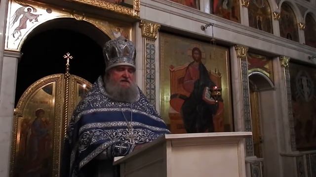 Проповедь на праздник Введения во храм Пресвятой Богородицы смотреть онлайн