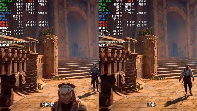 PC Horizon Zero Dawn 1.08.06 Hotfix vs 1.08 Update Patch Benchmark Test Comparison Steam смотреть онлайн