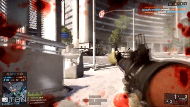 Battlefield 4 -- Гайд как 1v1 танк инженером смотреть онлайн