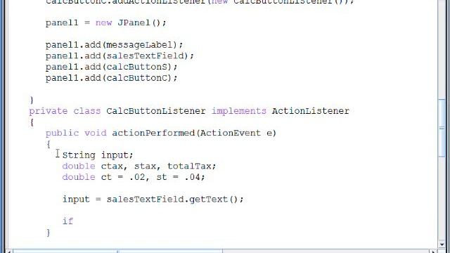 7- GUI - Handling Action Events - Blanton смотреть онлайн