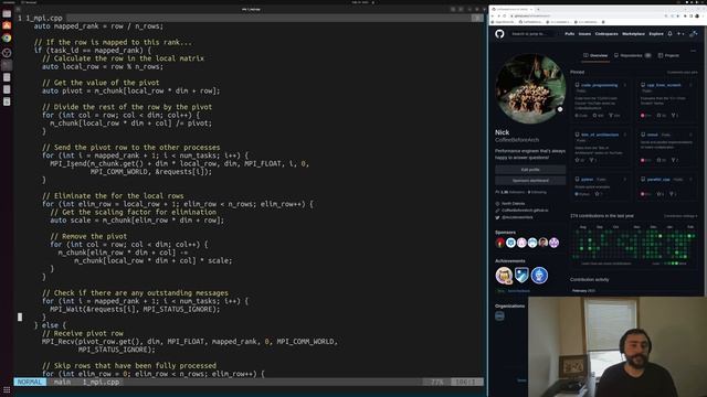Parallel C++: MPI Gaussian Elimination смотреть онлайн