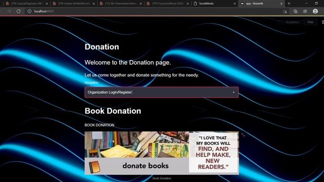 Donation App Project made on Streamlit using python смотреть онлайн