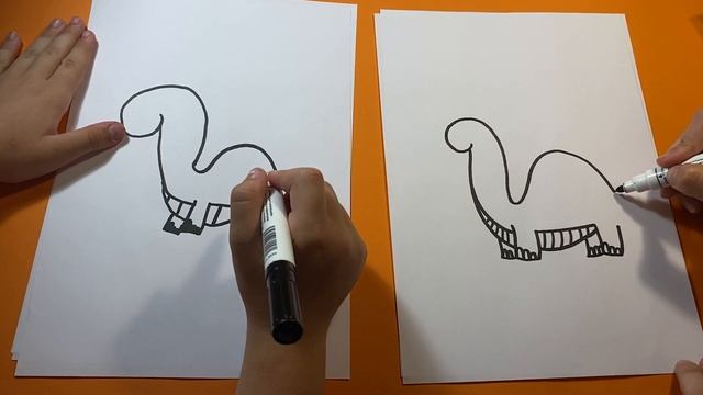 Как Нарисовать Динозавра? смотреть онлайн