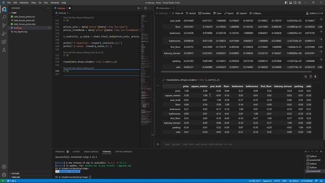22 Python correlation matrix смотреть онлайн