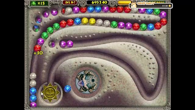 Zuma Deluxe. Полное прохождение смотреть онлайн