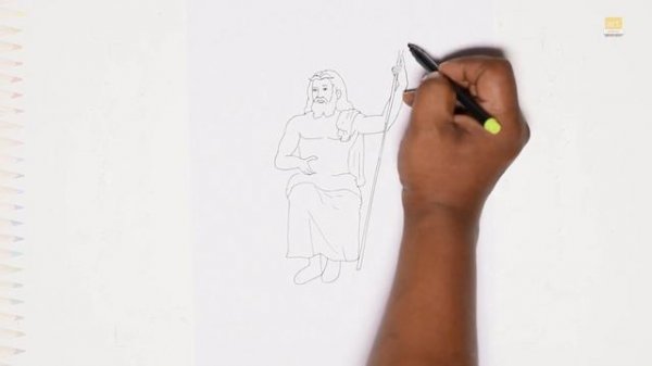 Zeus Greek god drawing | Zeus drawings | How to draw Zeus Greek god step by step | Zeus sketches