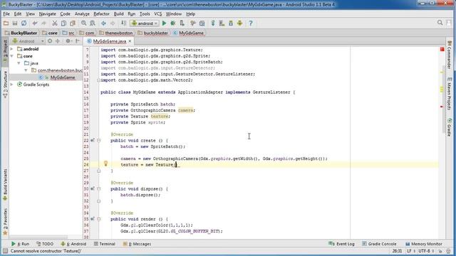 Android App Development for Beginners - 76 - LibGDX Camera смотреть онлайн