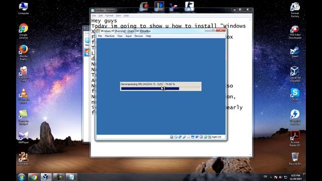 How to install Windows XP on Oracle Virtaual Box смотреть онлайн