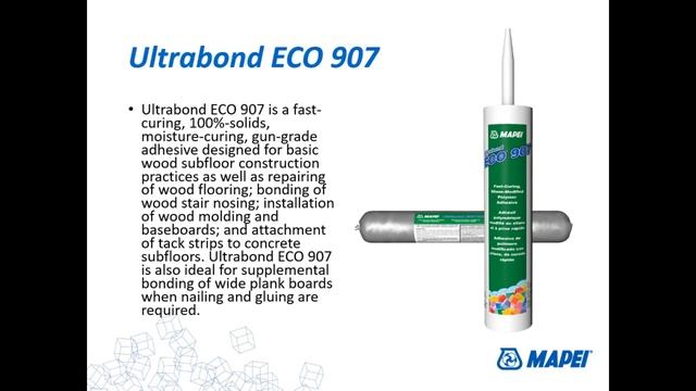 MAPEI Webinar – New Solutions For Wood-Flooring Installation – NWFA Expo 2020