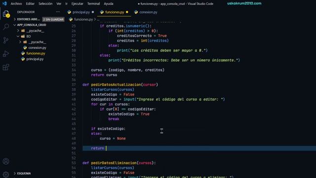 CRUD con Python & MySQL en Aplicación de Consola: Actualización de Registros | Curso Python 3 ? # 5 смотреть онлайн