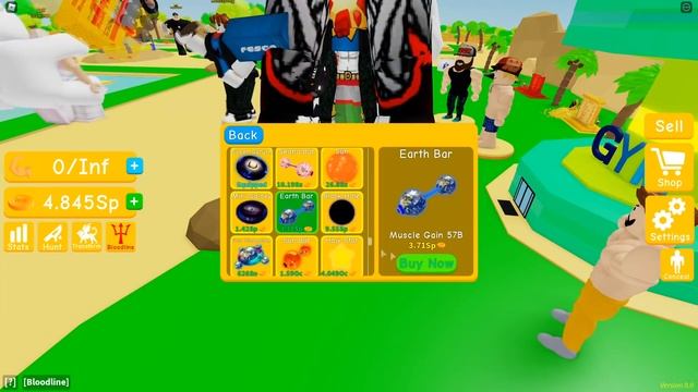 НЕРЕАЛЬНО!! КУПИЛ 14 СТАДИЮ КАЧКА И РАЗНЕС ВЕСЬ СИМУЛЯТОР КАЧКА! ROBLOX смотреть онлайн