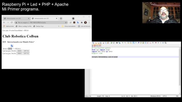 02 - Raspberry pi+led+php+apache+html+ccs смотреть онлайн