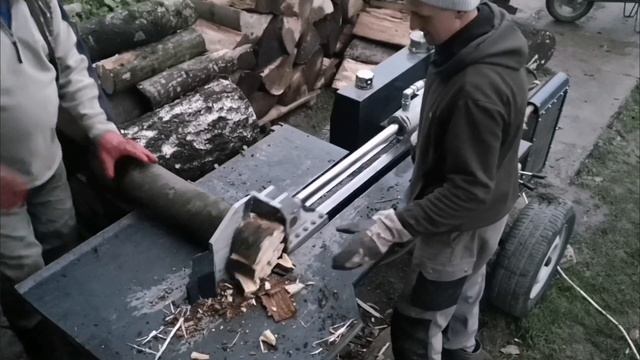 Дровокол своїми руками(спарка НШ32+НШ10). 