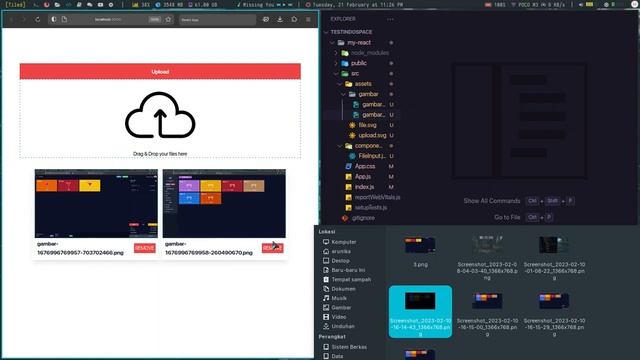 React JS Drag and Drop File Upload смотреть онлайн