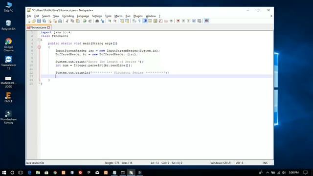 FamilySome Programming- |Fibonacci Number/Series in Java| смотреть онлайн